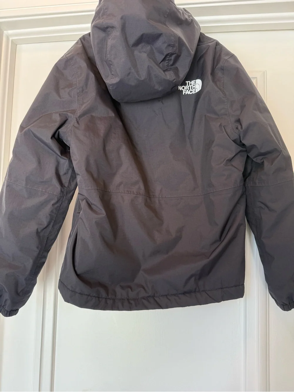 The North Face Black Hooded Windbreaker Jacket